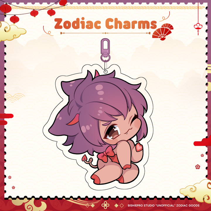 Zodiac Acrylic Charms (Discontinued)