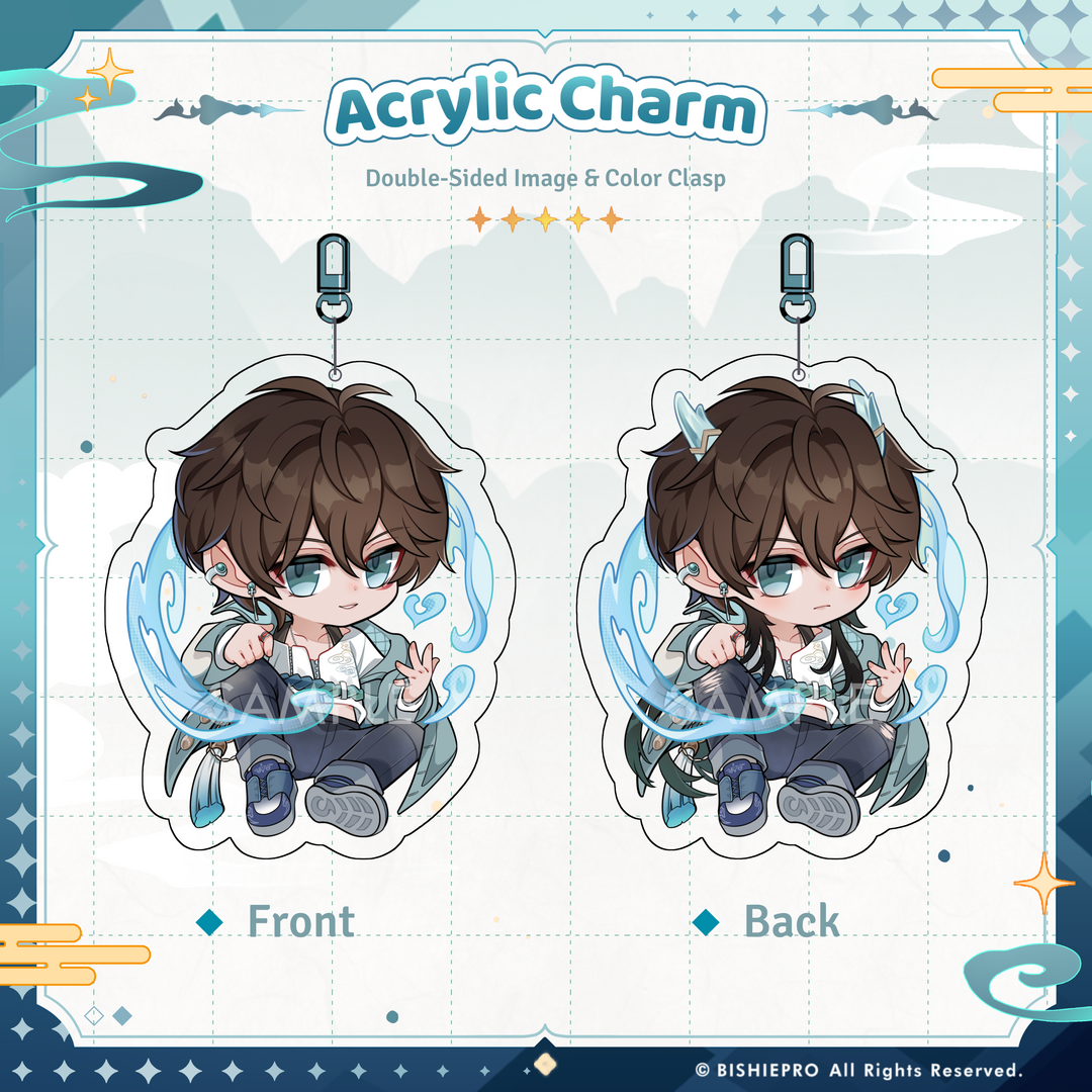 Dan Heng Chibi Acrylic Charm