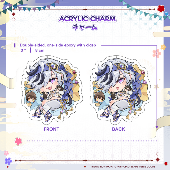 NC Genie Acrylic Charms (Discontinued)