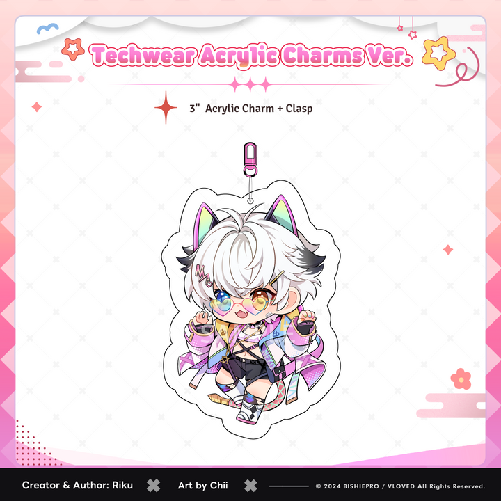 VLOVED CyberTech Acrylic Charms