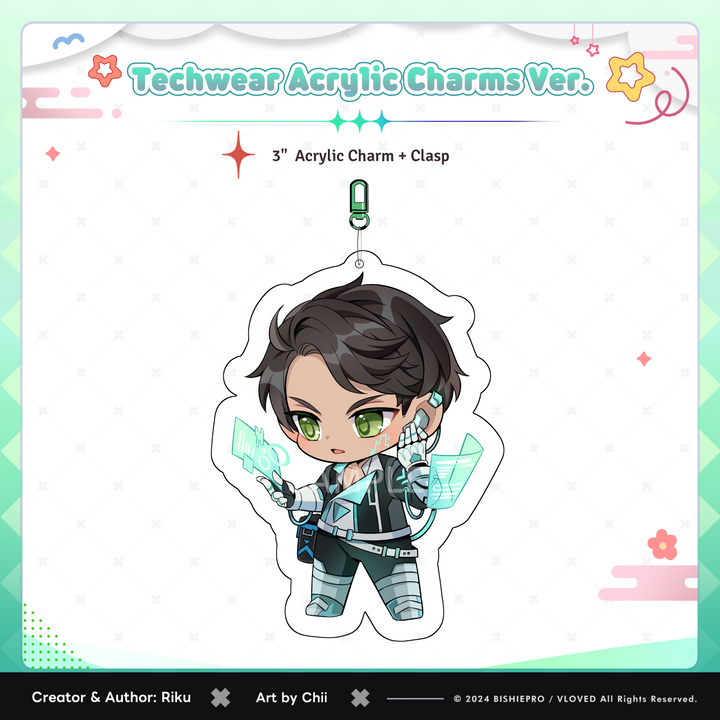 VLOVED CyberTech Acrylic Charms