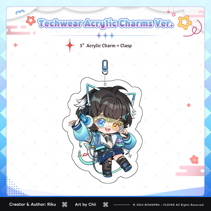 VLOVED CyberTech Acrylic Charms