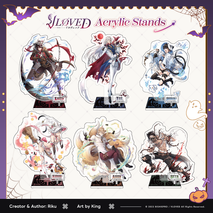 VLOVED Halloween Acrylic Stands