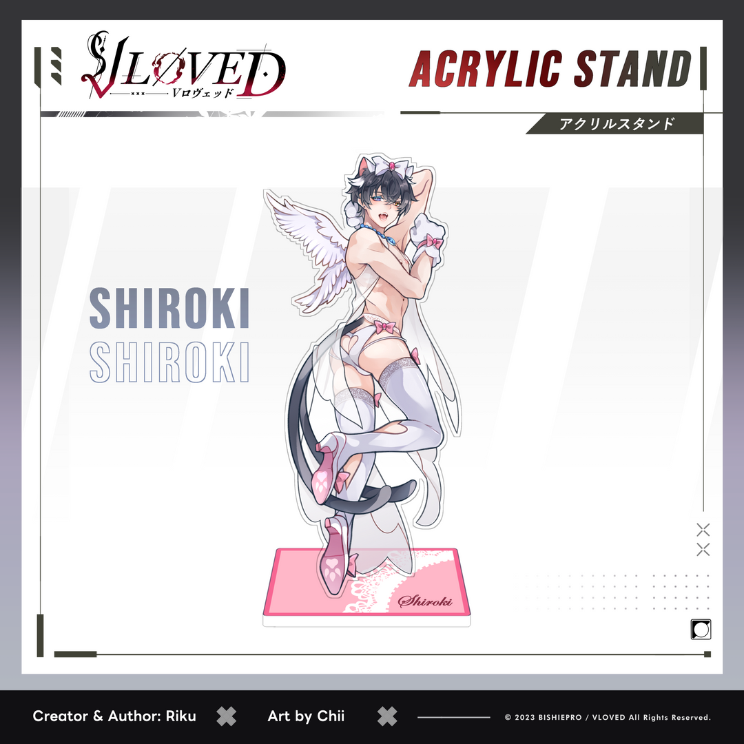 VLOVED "Shiroki & Kuroki White Day" Acrylic Stands (Discontinued)